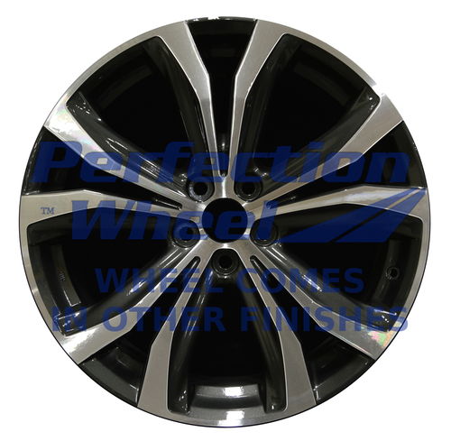 WAO.74338 20x8 Gloss Black Full Face PIB