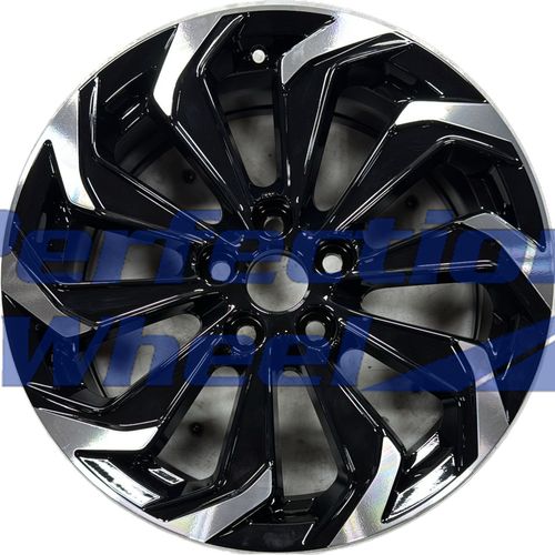 WAO.74394 18x7 Gloss Black Flange Cut PIB and PIO