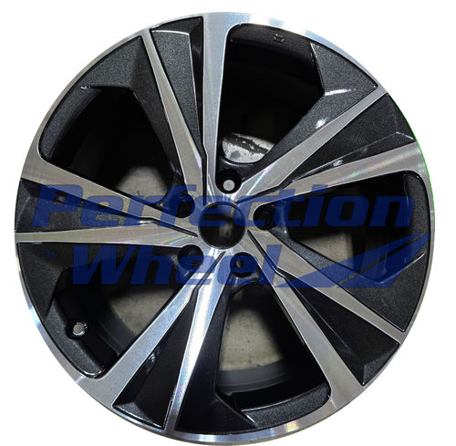 WAO.74419 19x8 Dark Charcoal BLACK BASE Machined