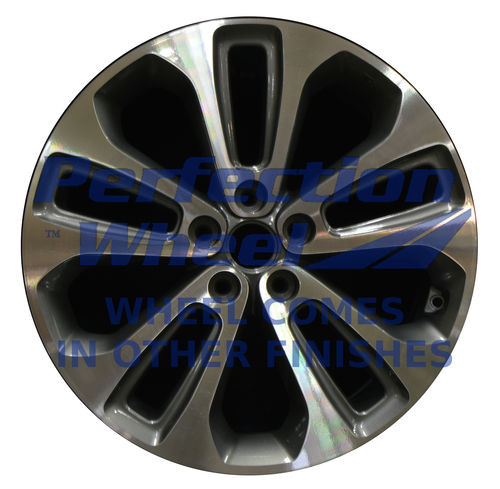 WAO.74687 19x7.5 Medium Metallic Charcoal Machined