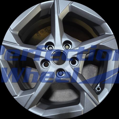 WAO.74728 16x6.5 Medium Charcoal BLACK BASE Full Face Matte Clea