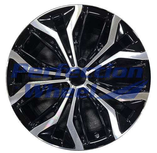 WAO.75330 19x7 Gloss Black Machine PIB