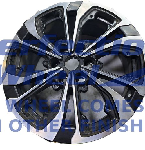 WAO.85282 19x8.5 Tuxedo Black Machine PIB and POD
