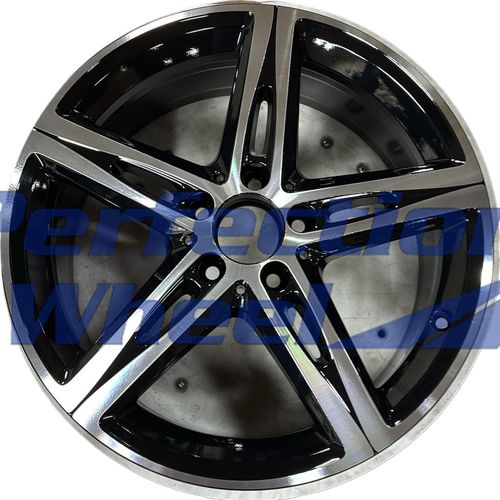 WAO.85725 18x7.5 Gloss Black Machine PIB and POD
