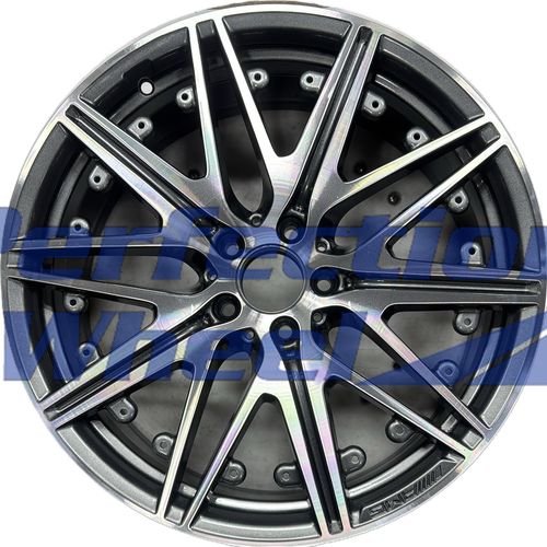 WAO.85870 20x8 Medium Charcoal BLACK BASE Machine PIB