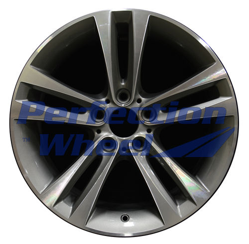 WAO.86188 18x8.5 Medium Metallic Charcoal Machined