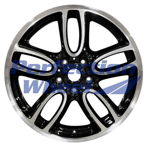 WAO.86398 19x8 Gloss Black Machine PIB and POD