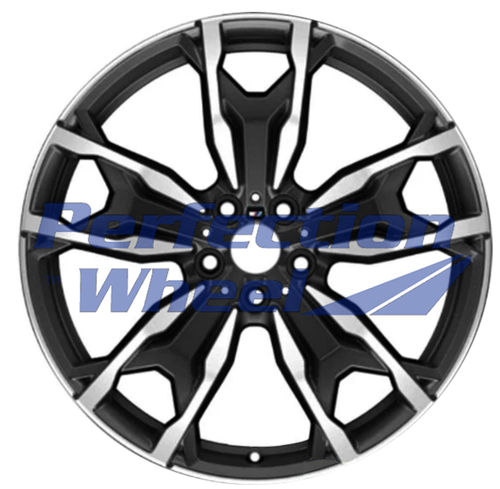 WAO.86453 20x8 BLACK BASE Dark Metallic Charcoal Machined