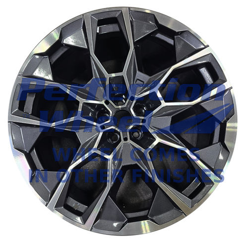 WAO.86674 22x10.5 Dark Charcoal BLACK BASE Machine PIB