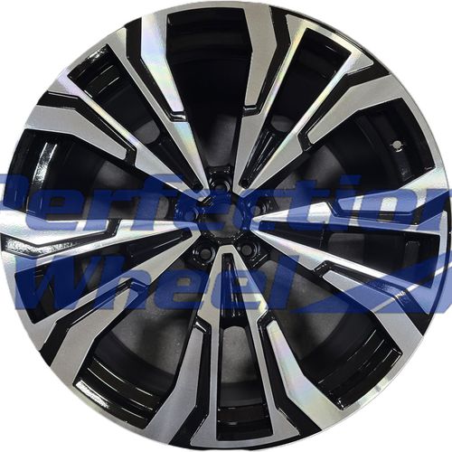 WAO.86675 23x9.5 Gloss Black Machine PIB and POD