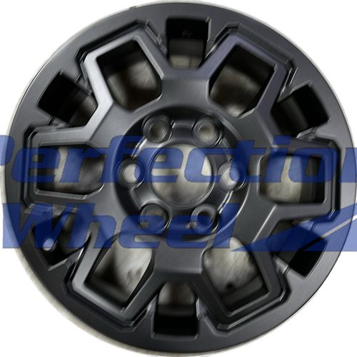 WAO.90029 17x7.5 Flat Matte Black Full Face Semi Gloss Clear