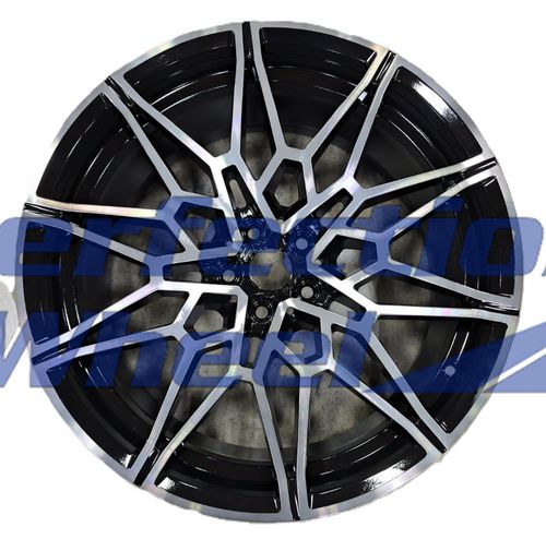 WAO.90048 21x9.5 Gloss Black Machined PIB and POD Smoked Clear