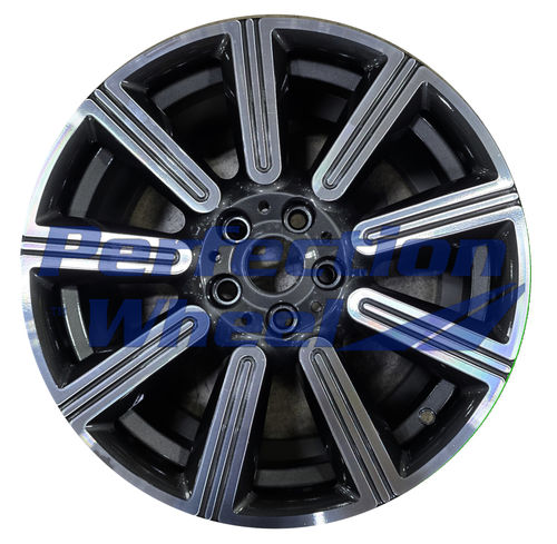 WAO.90161 18x8 BLACK BASE Dark Metallic Charcoal Machine PIB and