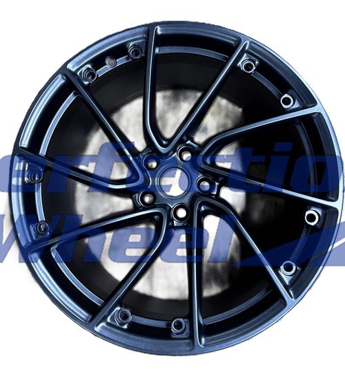 WAO.90190 20x10 Dark Blueish Charcoal Full Face Matte Clear PIB