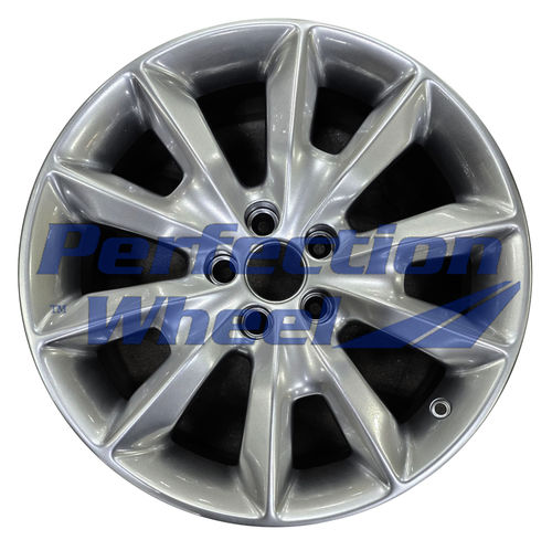 WAO.9132A 18x7 Metallic Hyper Smoked Silver Full Face