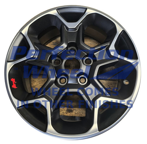 WAO.9282 17x7.5 Tuxedo Black Machine Matte Clear PIB and POD w/