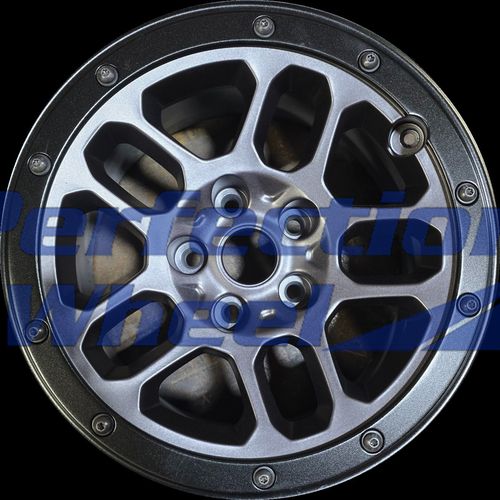 WAO.9320 17x8 Dark Metallic Charcoal Full Face Matte Clear