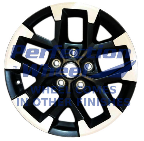 WAO.9328 17x7.5 Fine Metallic Black Machined PIB and POD Satin C