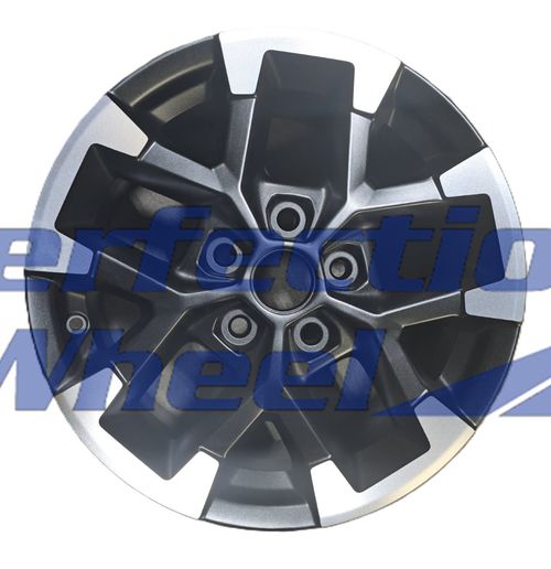 WAO.9328 17x7.5 Fine Metallic Black Machined PIB and POD Satin C