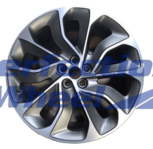 WAO.10493 20x8 BLACK BASE Metallic Charcoal Machine Matte Clear