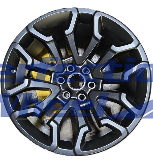 WAO.2488 22x9 Fine Metallic Black Full Face Matte Clear PIB