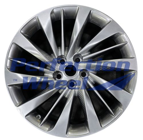 WAO.4166 20x8.5 Metallic Hyper Smoked Silver Full Face