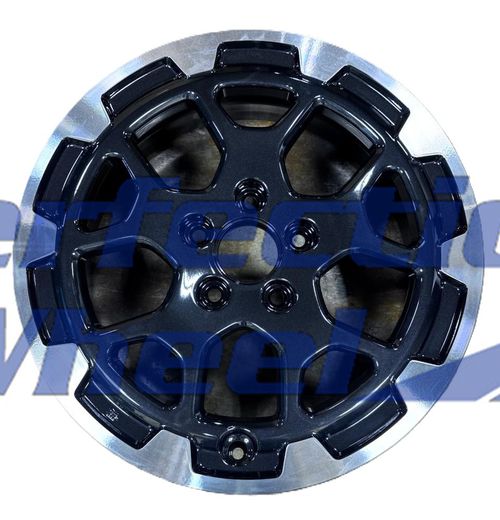 WAO.60303 17x6.5 Fine Metallic Black Machined