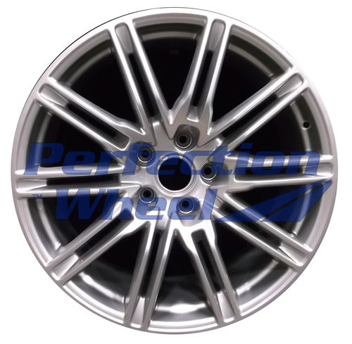 WAO.67408 21x10 Blueish Sparkle Silver Full Face
