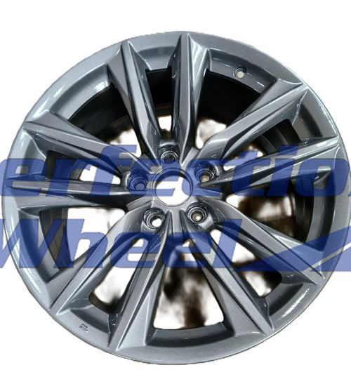 WAO.71904 19x8 GunMetal Charcoal BLACK Base Full Face PIB