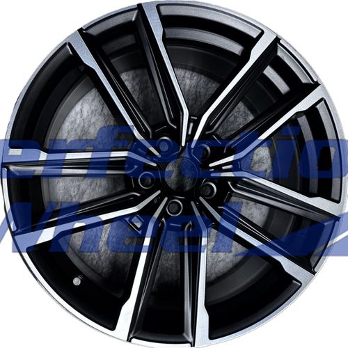 WAO.86156 19x8 Gloss Black Machine PIB Matte Clear